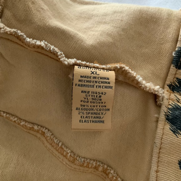 Leopard print cropped Jean jacket XL - Picture 4 of 5